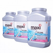 Three Maxinutrition Cyclone (1.2kg each) for 158.5€